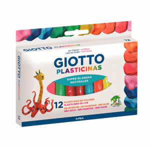 Plasticinas Giotto - 12 colores