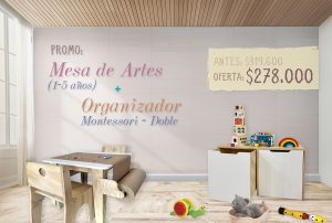 Promo: Mesita de Artes y Organizador