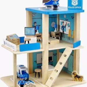 Estación de policia de madera
