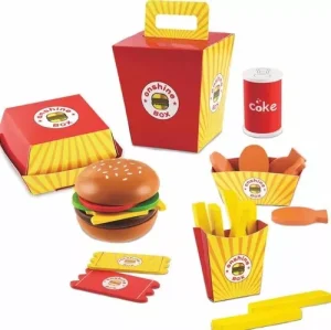 Comida rápida de madera