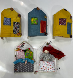 Casa de muñeca textil - Imagen 6