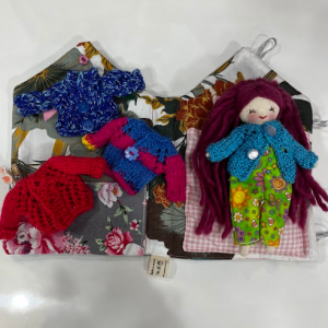 Casa de muñeca textil